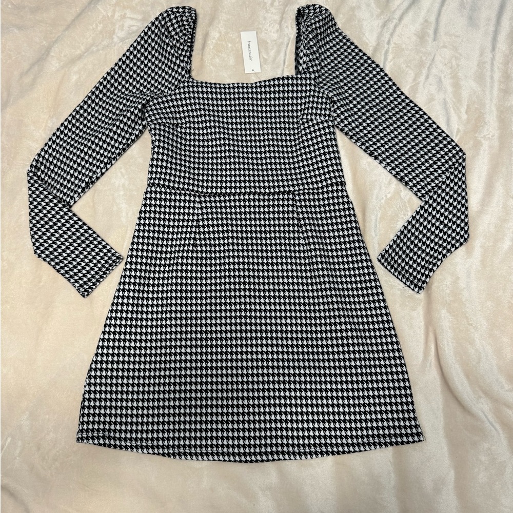 Francesca’s Checkered Fitted Dress